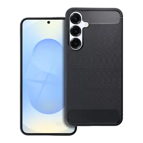 Anglies pluošto dėklas telefonui SAMSUNG S25 Plus - juodas