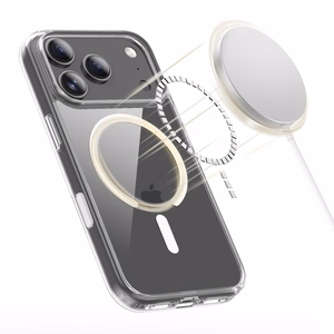 Tech-Protect Flexair Hybrid CC MagSafe dėklas iPhone 17 Pro skaidrus