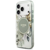 "Guess IML Flower & Tonal Circle MagSafe" dėklas "iPhone 17 Pro Max", žalias