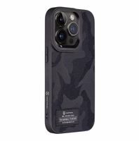 Tactical Camo Troop Dėklas for Apple iPhone 14 Pro Juodas