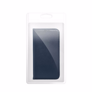 SMART MAGNETO knyginis dėklas telefonui XIAOMI Redmi Note 14 PRO 5G / 14 PRO PLUS 5G tamsiai mėlynas