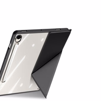 Dux Ducis Magi dėklas su styliaus laikikliu planšetiniam kompiuteriui Samsung Galaxy Tab S10 FE/S9/S9 FE - juodas