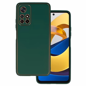 TEL PROTECT Luxury dėklas telefonui Xiaomi Redmi Note 11 5G/Note 11S 5G/Poco M4 Pro 5G tamsiai žalias