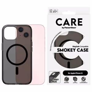 Care PanzerGlass Flagship magnetinis dėklas telefonui MagSafe iPhone 15 - juodas