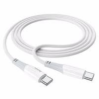 Kabelis USB-C į USB-C Hoco 3A 60W 1 m X70 baltas