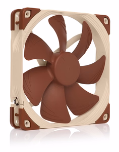 Noctua NF-A14 Kompiuterio korpuso ventiliatorius 14 cm smėlio, rudas