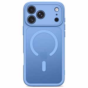 Tech-Protect BasicMag MagSafe dėklas, skirtas iPhone 17 Pro / 18 Pro, matinis šviesiai mėlynas