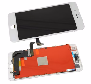 Ekranas skirtas iPhone 8 Plus su lietimui jautriu stikliuku White Premium