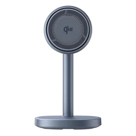 Baseus indukcinis įkroviklis su stovu Orbit 2 Pro Qi2 20W (pilkas)