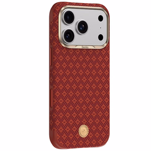 Benks ArmorGrid Edge X9 Air Navigator kevlaro dėklas (C.K.FL.AP.RD.X069) iPhone 18 Pro/17 Pro, raudonas (Sawy Red)