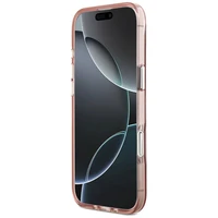 Karl Lagerfeld IML Choupette Sketch Logo MagSafe dėklas telefonui iPhone 17 Air - rožinė