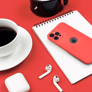 Minkštas dėklas telefonui IPHONE 17 Air - raudonas