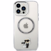 Karl Lagerfeld KKLHMP13XHNKCIT iPhone 13 Pro Max 6.7" hardcase permatomas Iconic Karl&Choupette Magsafe