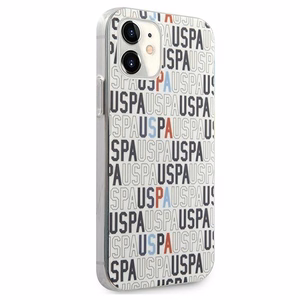 US Polo USHCP12SPCUSPA6 Logo Mania Collection dėklas, skirtas iPhone 12 mini 5.4", baltas