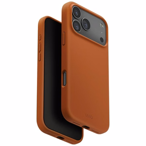 Uniq Lino Dėklas iPhone 17 Pro Max Magnetinis įkrovimas - oranžinis