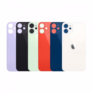 Galinis dangtelis skirtas iPhone 12 / Purple / (Bigger camera hole version) / OEM