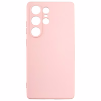 Beline silikoninis dėklas Samsung S25 Plus rožinis auksinis