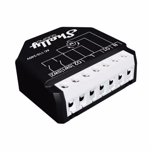 Shelly Qubino Wave Shutter electrical relay Black
