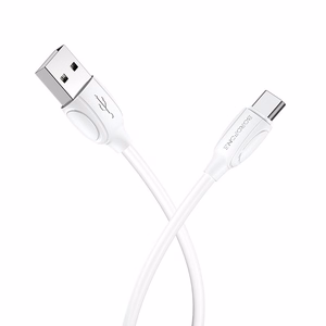 USB kabelis Borofone BX19 USB-A to USB-C 1.0m baltas