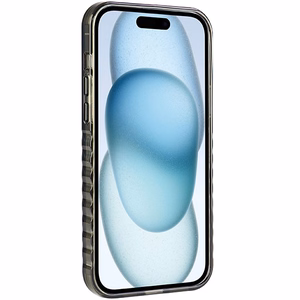 Audi IML Magnetinis dėklas su dideliu logotipu telefonui iPhone 15/14/13 - juodas