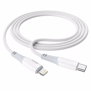 Kabelis USB-C į Lightning Hoco PD 3A 20W 1 m X70 baltas