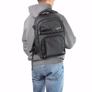 Wozinsky WPW-20L Backpack with Laptop Pocket for 15" Travel 40x20x25 cm for Hand Luggage - Black