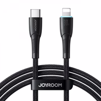 USB Laidas Joyroom "SA32-CL3" Juodas "Type-C / Lightning" 100cm (iki 30W)