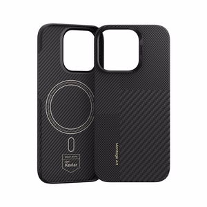 Benks Montage Magnetinis Armor Air Kevlar dėklas PC rėmas 600D+1500D (MB66) Iphone 16 Pro Max juodas