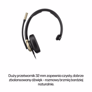 HP Poly Mission 815 USB laidinis ausinių rinkinys