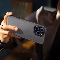 Dėklas X-Level "Earl III Collection" Apple iPhone 16 Pro pilkas