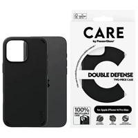 CARE by PanzerGlass dvigubos apsaugos dėklas telefonui iPhone 16 Pro - juodas