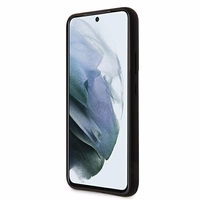 Ferrari FESSIHCS22MBK S22+ S906 juoda/juoda kietas dėklas On Track Silicone