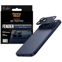 PanzerGlass Fender Camera Protector Tempered Glass Lens Screen Protector for iPhone 17 Pro Max - Blue