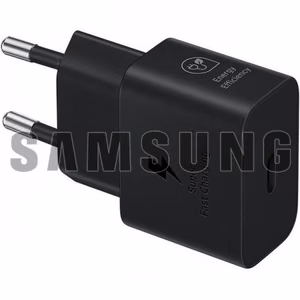 Įkroviklis Samsung EP-T4511 juodas 45W (su pakuote) + Type-C 180cm laidas (100% originalus)