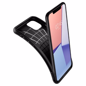 Spigen Liquid Air dėklas iPhone 11 - matinis juodas