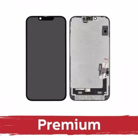 LCD ekranas suderinamas su iPhone 15 juodas (Hard OLED / Premium) /*Removable IC*/