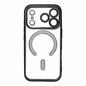 „Electro Mag Cover“ dėklas, skirtas „iPhone 17 Pro / 18 Pro“, suderinamas su „MagSafe“ – juodas