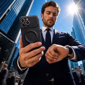 Luxgrip Mag dėklas iPhone 16 Pro 6,3" juodas