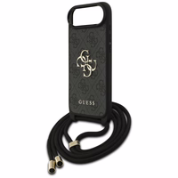 Guess 4G Big Logo Cord Stap per petį dėklas telefonui iPhone Air - juodas