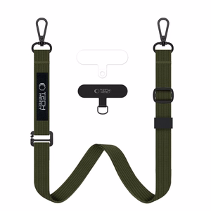 TECH-PROTECT C6S virvinis crossbody dirželis chaki