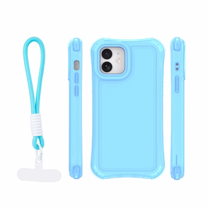 Safepop dėklas su dirželiu skirtas iPhone 12 / 12 Pro 6,1" mėlynas