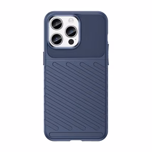 Бронированный iPhone 15 Pro Max Thunder Case - синий