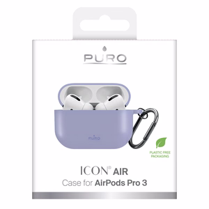 "Puro Icon" dėklas "AirPods Pro 3" - Violetinės spalvos