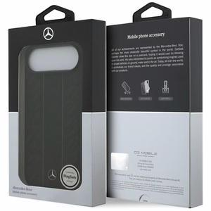 Mercedes odinis laurų lapų juostelės Magnetinis dėklas telefonui iPhone 17 Air - juodas