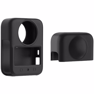 PULUZ silikoninis objektyvo dangtelis DJI Osmo 360 (juodas)