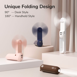 JisuLife Handheld Fan 8 White