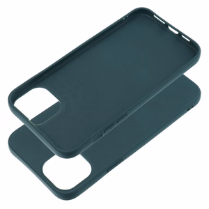 MATT dėklas telefonui IPHONE 15 Plus tamsiai žalia