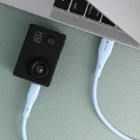 Kabelis FORCELL F-ENERGY C341 USB A į Micro USB QC3.0 2,4A 18W Silikoninis 1 m mėlynas (m)