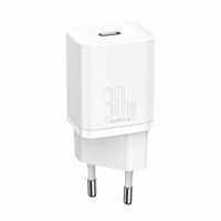 Įkroviklis Baseus Super Si 30W USB-C baltas CCSUP-J02