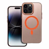 Dėklas SIMPLY, suderinamas su MagSafe, skirtas iPhone 14 Pro Max, titano smėlio spalvos